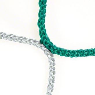 Afbeelding van Doelnetten voor kooi-vormige voetbaldoelen in clubkleuren GROEN & WIT