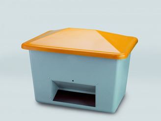 Afbeelding van Coffre 1100kg avec trappe à brique pilée ou granulés