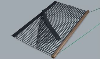 Afbeelding van Hout sleepnet dubbel PVC
