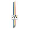 Afbeelding van  160cm slalomstok PVC punt