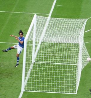 Afbeelding van Doelnetten voor kooi-vormige voetbaldoelen "EUROPA CUP" WIT 5mm