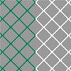 Afbeelding van  Doelnetten voor seniorendoelen clubkleuren GROEN & WIT