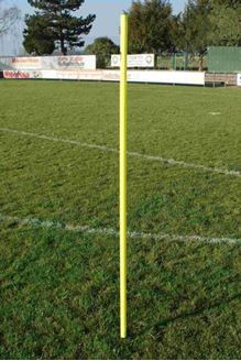 Afbeelding van Set van 5 gele slalompalen