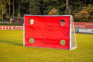Afbeelding van  Doelnet voor precisieschoten 5 x 2m met 4 gaten