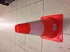 Afbeelding van Veiligheidskegel van 30cm rood & wit