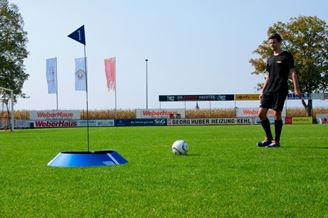 Afbeelding van POWERSHOT® KIT DE 1 CIBLE DE FOOT GOLF AVEC JALON DRAPEAU