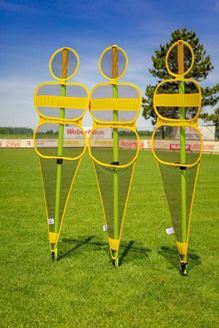 Afbeelding van Voetbalmuur - geel en zwart