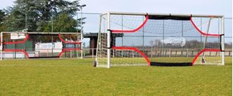 Afbeelding van  Doelnet voor precisieschoten 5 x 2m met 4 gaten