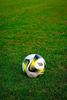 Afbeelding van Gele en marineblauwe bal maat 3