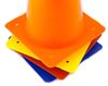 Afbeelding van Set van 4 x rode PVC kegels 30cm