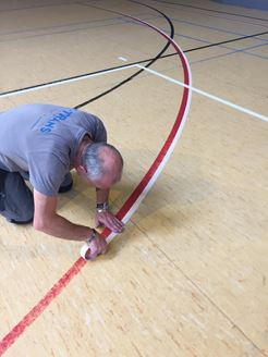 Afbeelding van Marquage au sol sportif interieurs