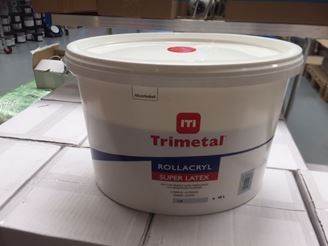 Afbeelding van Peinture TRIMETAL ROLLACRYL SUPERLATEX 10L COULEUR