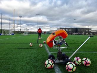 Afbeelding van professionele ballenschieter