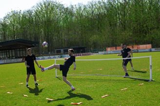 Afbeelding van KIT DE TENNIS-BALLON EN ALUMINIUM 6 X 1,10 M