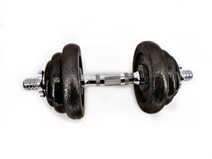 Picture of SET D'HALTÈRES AVEC BOITE DE TRANSPORT - 2X10KG