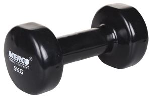 Image de PAIRE D'HALTÈRES DE MUSCULATION VINYL - 2X5KG
