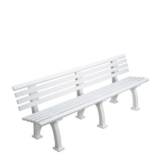 Afbeelding van Banc 2m avec dossier Blanc