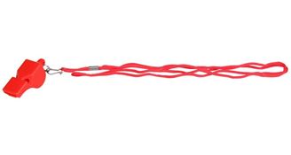 Afbeelding van Scheidsrechtersfluit Pro Rood