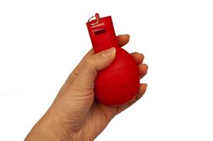 Afbeelding van SIFFLET POIRE / SIFFLET À MAIN HYGIÉNIQUE - ROUGE