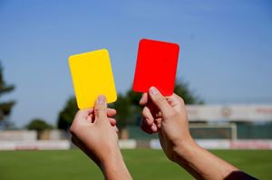 Afbeelding van Paar vervangende kaarten voor scheidsrechterskit