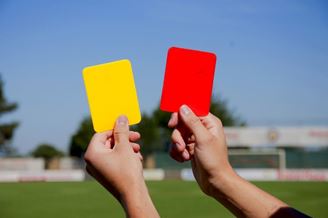 Afbeelding van Paar vervangende kaarten voor scheidsrechterskit