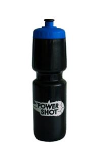 Afbeelding van BIDON 750ML NOIR AVEC CAPUCHON BLEU