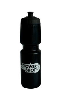 Afbeelding van POWERSHOT® Waterfles zwarte vlek met rode dop