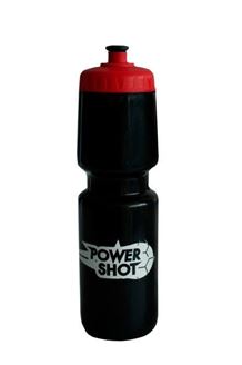Afbeelding van BIDON 750ML NOIR AVEC CAPUCHON ROUGE