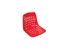 Afbeelding van Coque d'assise - rouge pour chaise d'arbitre (ancienne version)
