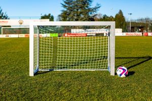 Afbeelding van Mini voetbaldoel aluminium 1,5 x 1m