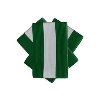 Afbeelding van Brassards Bicolores VERT & BLANC