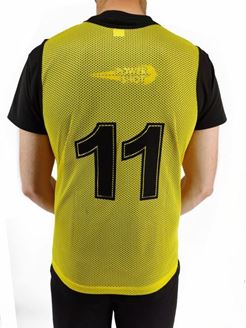 Afbeelding van KIT DE 11 CHASUBLES NUMÉROTÉS DE 1 À 11 - JAUNE - ENFANT
