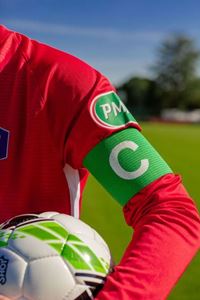Afbeelding van Aanvoerdersband groen