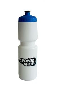 Afbeelding van Wit blik van 750 ml met blauwe dop