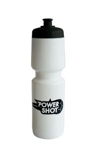 Afbeelding van BIDON 750ML BLANC AVEC CAPUCHON NOIR