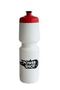 Afbeelding van BIDON 750ML BLANC AVEC CAPUCHON ROUGE