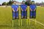 Afbeelding van Set van 3 bedrukte flexibele paspoppen - Blauw