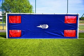 Afbeelding van  Doelnet voor precisieschoten 5 x 2m met 4 gaten
