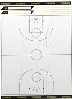 Afbeelding van LOT DE 20 FEUILLES TACTIQUES BASKETBALL - TERRAIN COMPLET