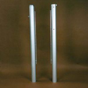 Afbeelding van Ronde vaste aluminium palen