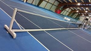 Afbeelding van Draagbare tennispalen van gegalvaniseerd staal