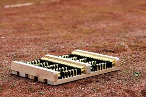 Afbeelding van Tennisschoenreiniger hout