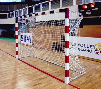 Afbeelding van Handbaldoel competitie - verplaatsbaar - Aluminium