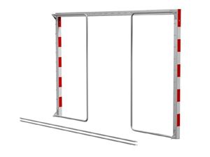 Picture of BUT DE HANDBALL COMPÉTITION PLIABLE - MOBILE EN ALUMINIUM