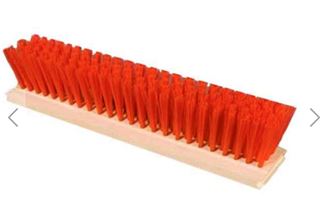 Afbeelding van Rode plast. borstels 50cm