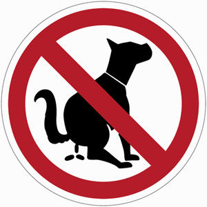 Afbeelding van Panneaux "Déjections canines interdites"