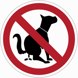 Afbeelding van Panneaux "Déjections canines interdites"