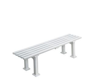 Afbeelding van Banc 1,50m sans dossier Blanc