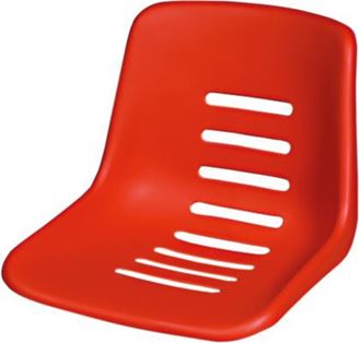 Picture of Coque d'assise rouge Court Royal new