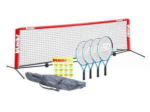 Afbeelding van Bimbi Tennisnet voor kleine banen - Schoolset van 6,10 m